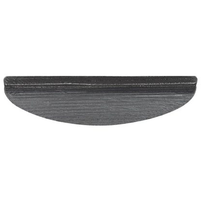 Tapetes de escada adesivos 20 pcs 56x17x3 cm antracite