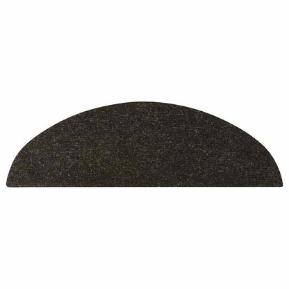 Tapetes de escada adesivos 20 pcs 56x17x3 cm antracite