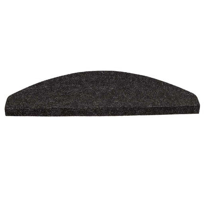 Tapetes de escada adesivos 30 pcs 65x22,5x3,5 cm antracite