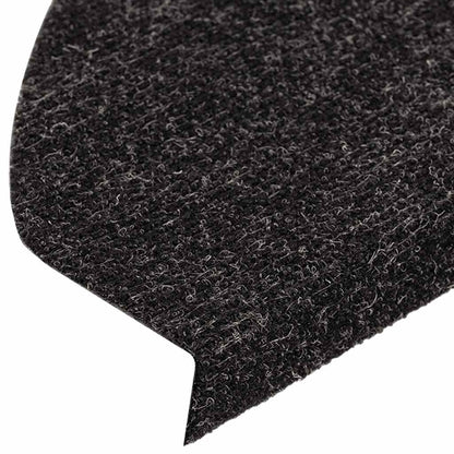 Tapetes de escada adesivos 30 pcs 65x22,5x3,5 cm antracite