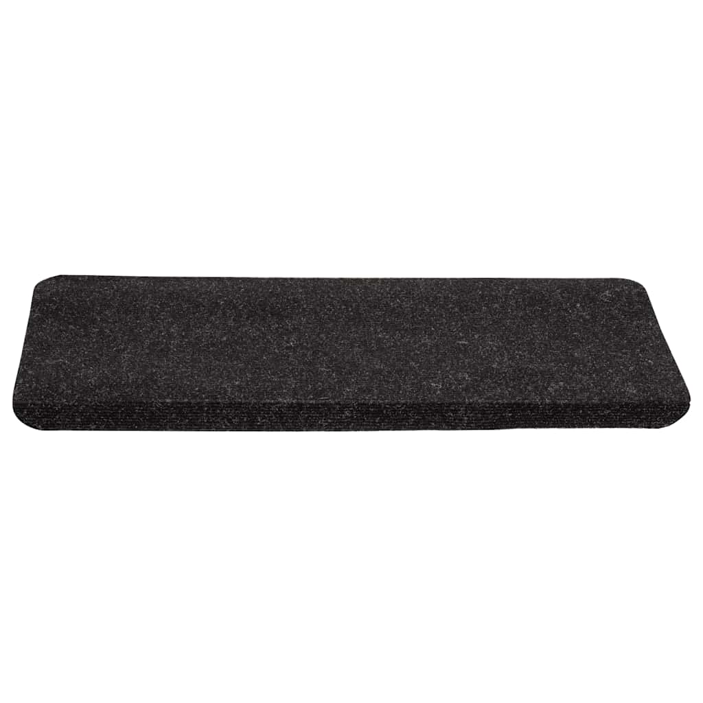 Tapetes de escada adesivos 30 pcs 65x24,5x3,5 cm antracite