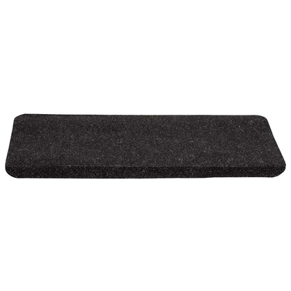 Tapetes de escada adesivos 30 pcs 65x24,5x3,5 cm antracite