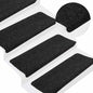 Tapetes de escada adesivos 30 pcs 65x24,5x3,5 cm antracite