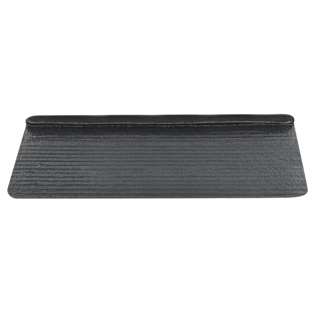 Tapetes de escada adesivos 30 pcs 65x24,5x3,5 cm preto