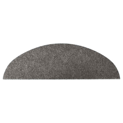 Tapetes de escada adesivos 20 pcs 56x17x3 cm cinzento