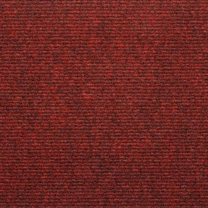 Tapetes de escada adesivos 30 pcs 56x17x3 cm vermelho