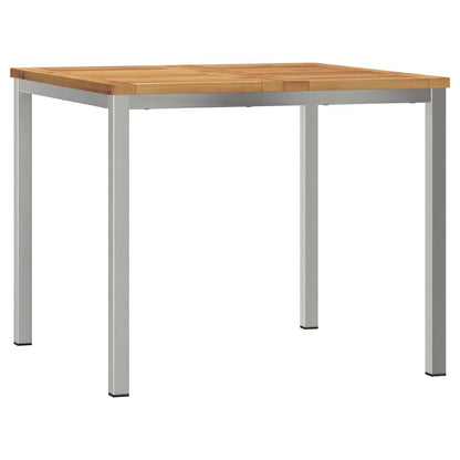 Conjunto de Jantar para Exterior 5 pcs Madeira Sólida de Acácia