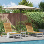 Camas de Sol 2pcs com Mesa 3 pcs Madeira de Acácia Sólida