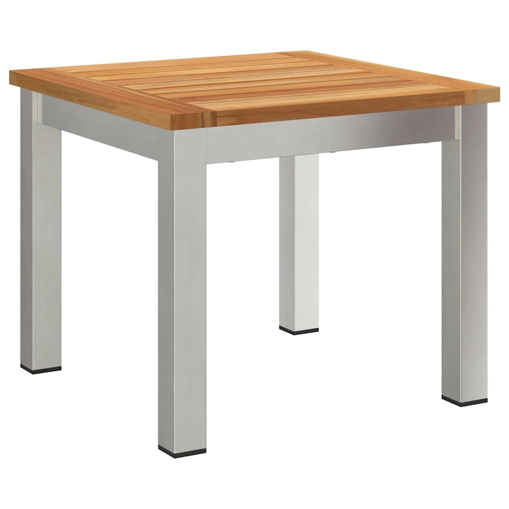 Camas de Sol 2pcs com Mesa 3 pcs Madeira de Acácia Sólida