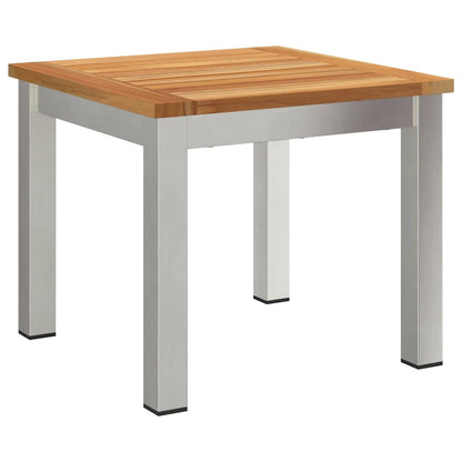 Camas de Sol 2pcs com Mesa 3 pcs Madeira de Acácia Sólida