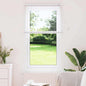 Persiana de Janela com cortinas Manual Branco Alumínio
