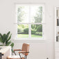 Persiana de Janela com cortinas Manual Branco Alumínio