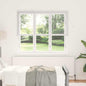 Persiana de Janela com cortinas Manual Branco Alumínio