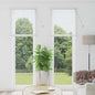 Persiana de Janela com cortinas Manual Branco Alumínio