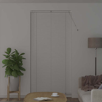 Persiana de Janela com cortinas Manual Branco Alumínio