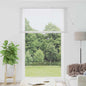 Persiana de Janela com cortinas Manual Branco Alumínio