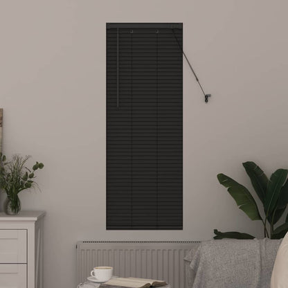 Persiana de Janela com cortinas Manual Cinzento escuro Alumínio