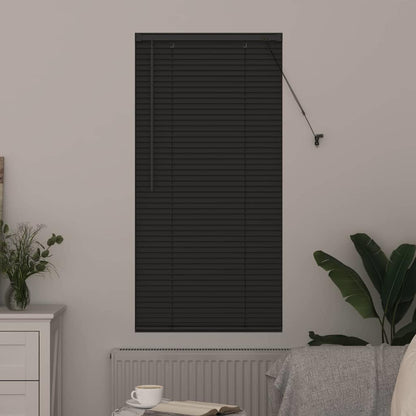 Persiana de Janela com cortinas Manual Cinzento escuro Alumínio