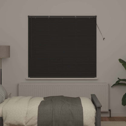 Persiana de Janela com cortinas Manual Cinzento escuro Alumínio