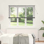 Persiana de Janela com cortinas Manual Cinzento escuro Alumínio