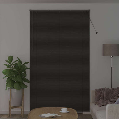 Persiana de Janela com cortinas Manual Cinzento escuro Alumínio