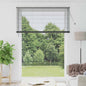 Persiana de Janela com cortinas Manual Cinzento escuro Alumínio