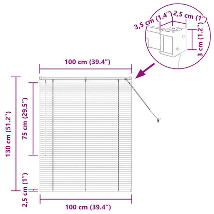 Persiana de Janela com cortinas Manual Preto Alumínio