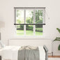 Persiana de Janela com cortinas Manual Preto Alumínio