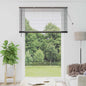 Persiana de Janela com cortinas Manual Preto Alumínio