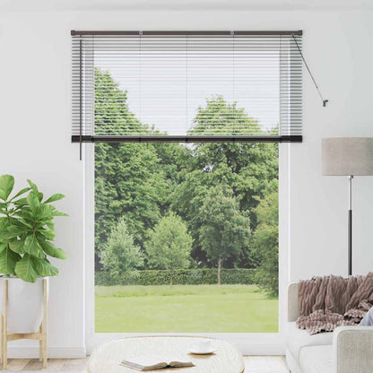 Persiana de Janela com cortinas Manual Preto Alumínio