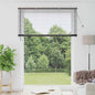 Persiana de Janela com cortinas Manual Preto Alumínio