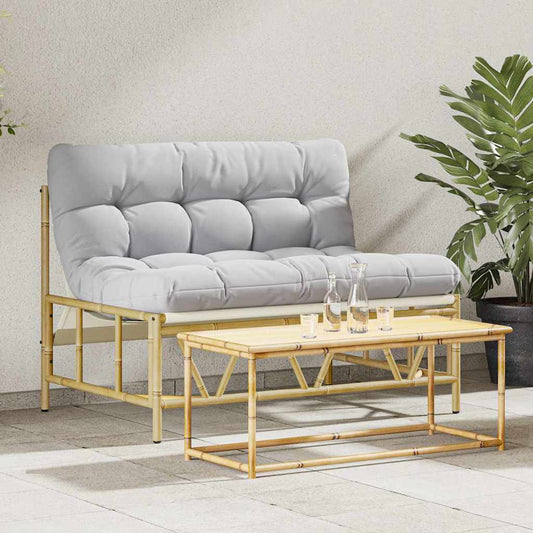 Banco de jardim Cinzento-claro 110 x 75 x 71 cm Aço