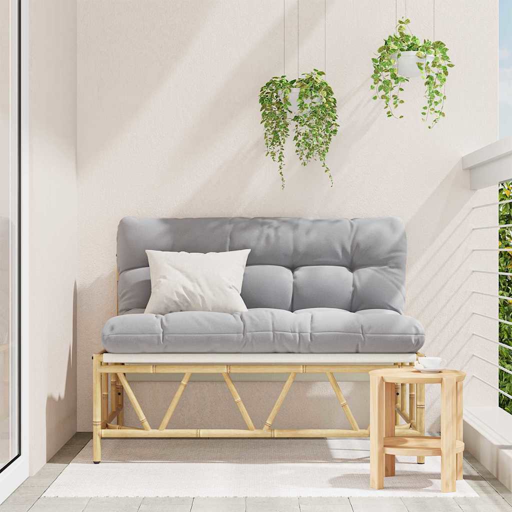 Banco de jardim Cinzento-claro 110 x 75 x 71 cm Aço