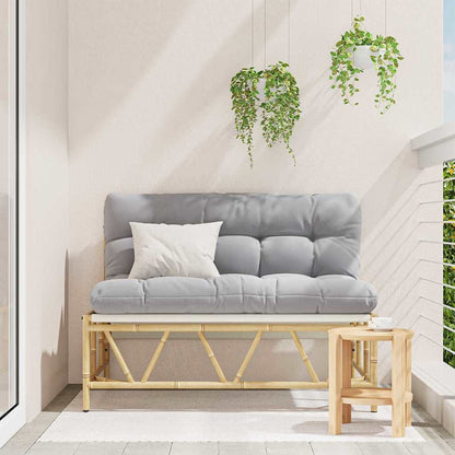 Banco de jardim Cinzento-claro 110 x 75 x 71 cm Aço