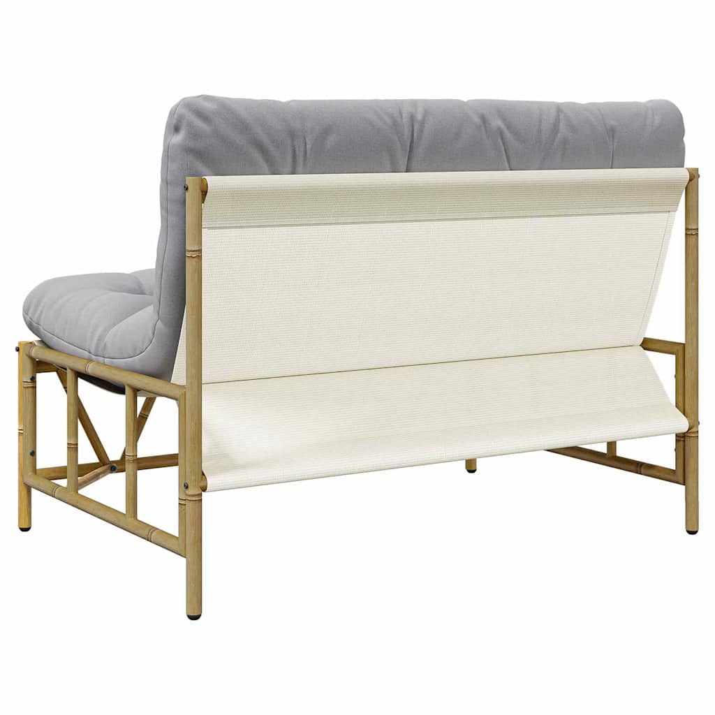 Banco de jardim Cinzento-claro 110 x 75 x 71 cm Aço