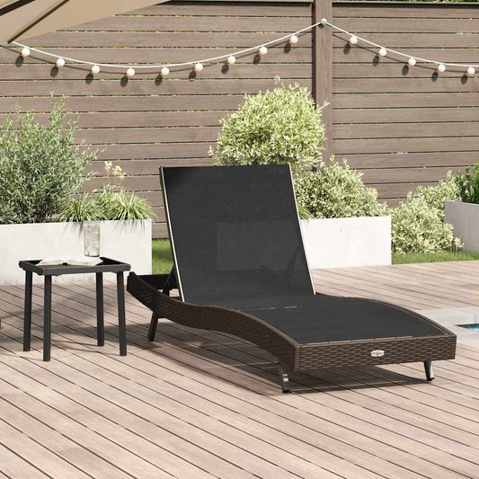 Espreguiçadeira com Mesa 2 pcs Atributos do Produto