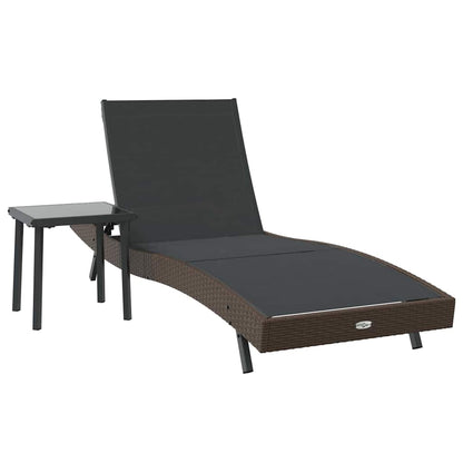 Espreguiçadeira com Mesa 2 pcs Atributos do Produto