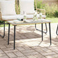 Mesa de Jardim Natural 80 x 40 x 45,5 cm vime PE