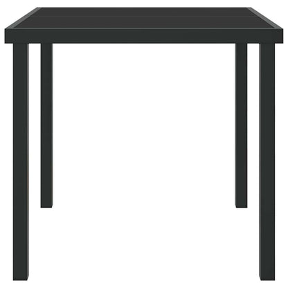 Mesa de Jardim Preto 80 x 80 x 73 cm Metal