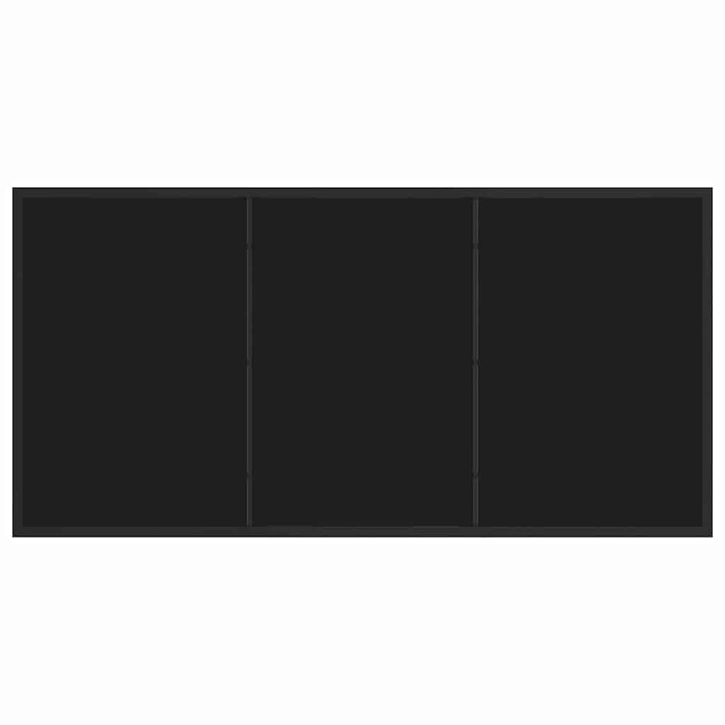 Mesa de Jardim Preto 140 x 80 x 73 cm Metal