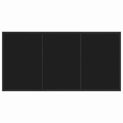 Mesa de Jardim Preto 140 x 80 x 73 cm Metal