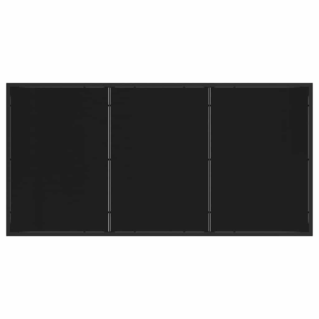 Mesa de Jardim Preto 160 x 80 x 73 cm Metal