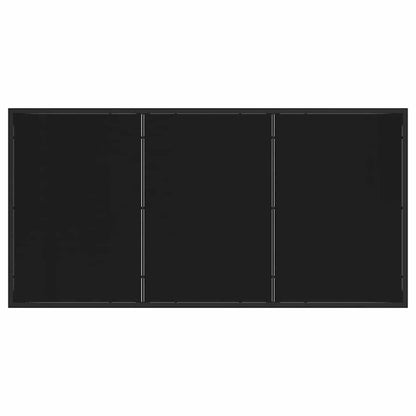 Mesa de Jardim Preto 160 x 80 x 73 cm Metal