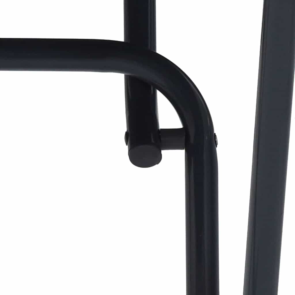 Mesa de Jardim Antracite 50 x 50 x 72 cm Metal