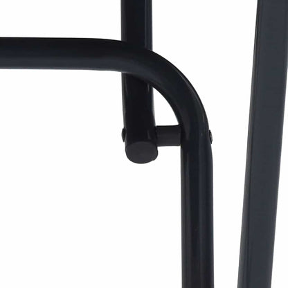 Mesa de Jardim Antracite 50 x 50 x 72 cm Metal