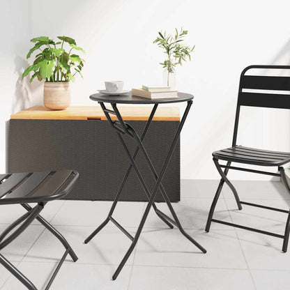 Mesa de Jardim Antracite 50 x 50 x 72 cm Metal