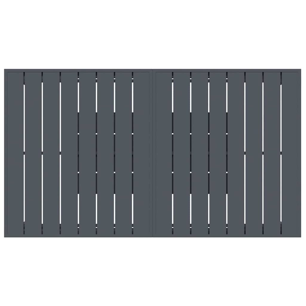 Mesa de jardim Antracite 180 x 80 x 74 cm Aço revestido a pó