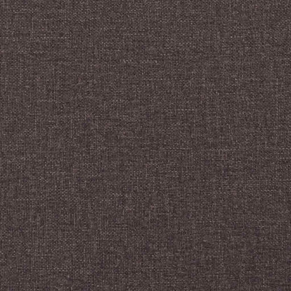 Sofá de Encosto Alto Castanho escuro 109 x 56 x 121 cm tecido