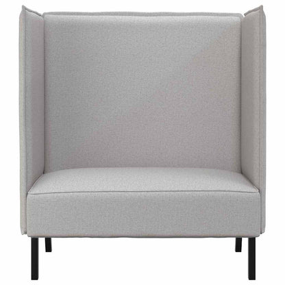 Sofá de Encosto Alto Cinza Nuvem 109 x 56 x 121 cm tecido