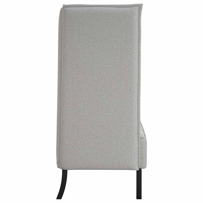 Sofá de Encosto Alto Cinza Nuvem 109 x 56 x 121 cm tecido